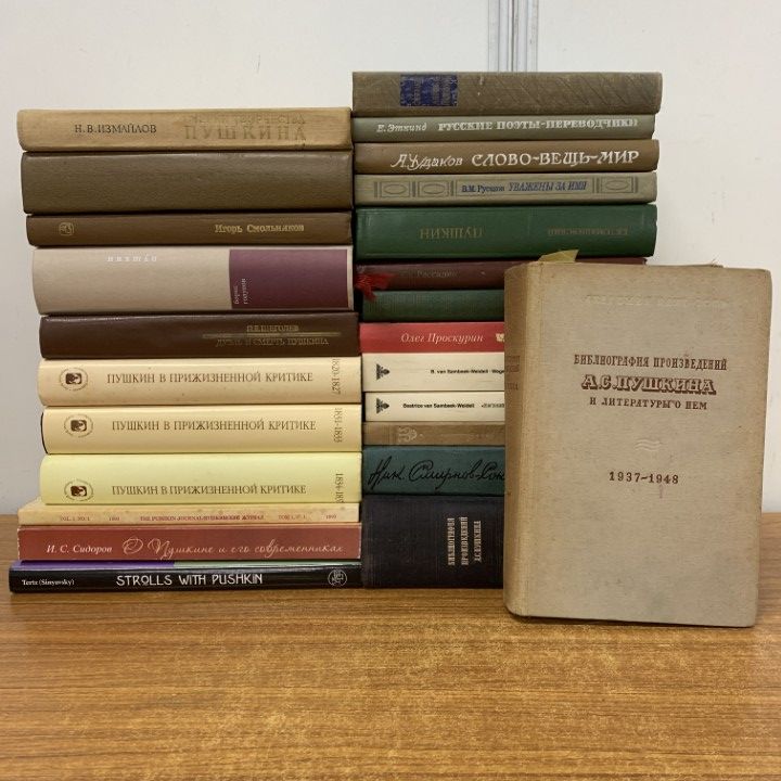 01 ! プーシキン関連のロシア語洋書 約20冊セット 本 文学 生涯批判 アレクサンドル 詩人 韻文小説 物語詩 B
