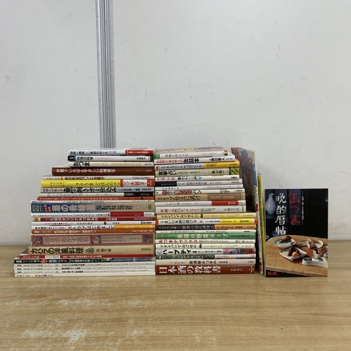 新品，定番人気■01)【1点限り!】料理・お酒の本 まとめ売り約45冊大量セット/おかず/レシピ/パン/お菓子/ソムリエ/野菜/ビール/日本酒/缶詰/おつまみ/B 趣味・スポーツ・実用