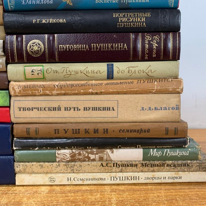  01 ! プーシキンのロシア語などの洋書 約25冊セット 近代文学 文芸 小説 詩人 心理学 洋書 ロシア語表記 B 文学 小説 本