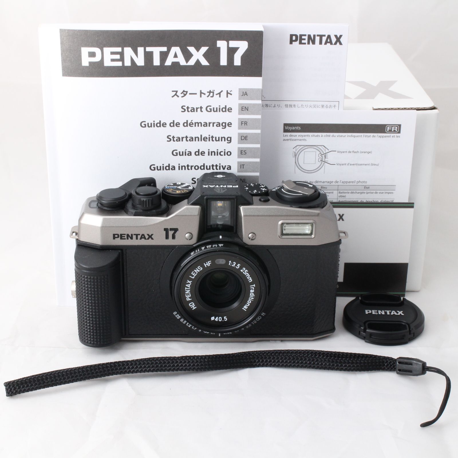 級 ペンタックス PENTAX 17 ダークシルバー PENTAX17 フィルムカメラ 18926 4360