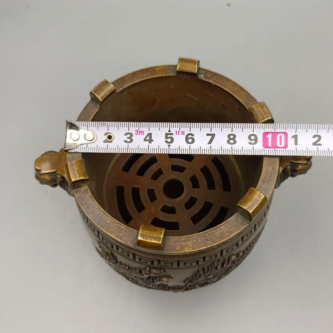 銅器 煮茶炉 温酒炉 風炉 茶道煮茶器 銅炉 装飾品 置物 銅器 煮茶炉 温酒炉 風炉 茶道煮茶器 銅炉 装飾品 置物 - メルカリ