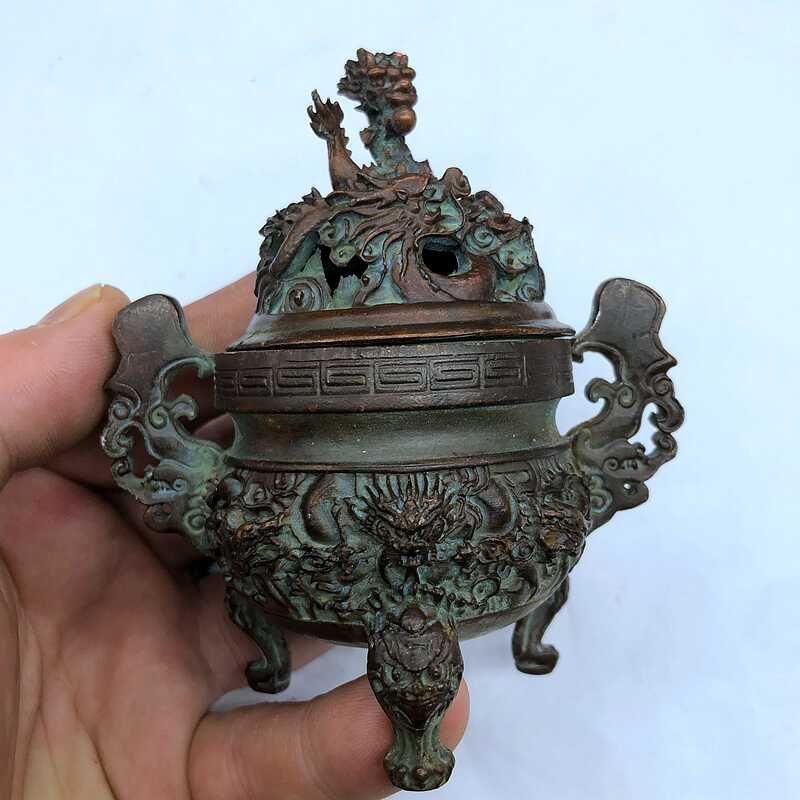 銅製　香炉　置物　骨董品 銅製 香炉 置物 骨董品 2025年最新】Yahoo!オークション -香炉 銅の
