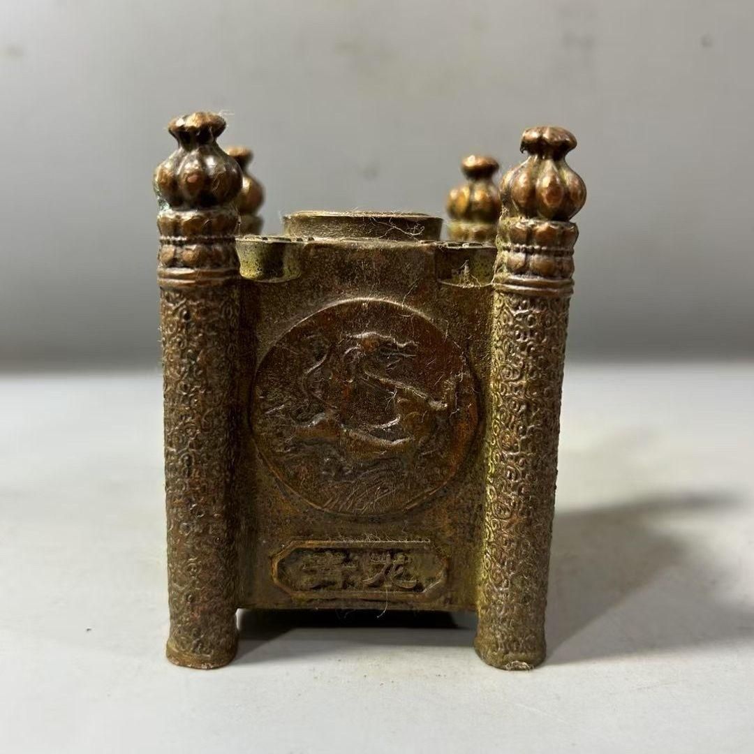 銅器 開蓋福禄 客間 事務室 風水 置物 装飾品 工芸品 銅器 開蓋福禄 客間 事務室 風水 置物 装飾品 工芸品 - メルカリ