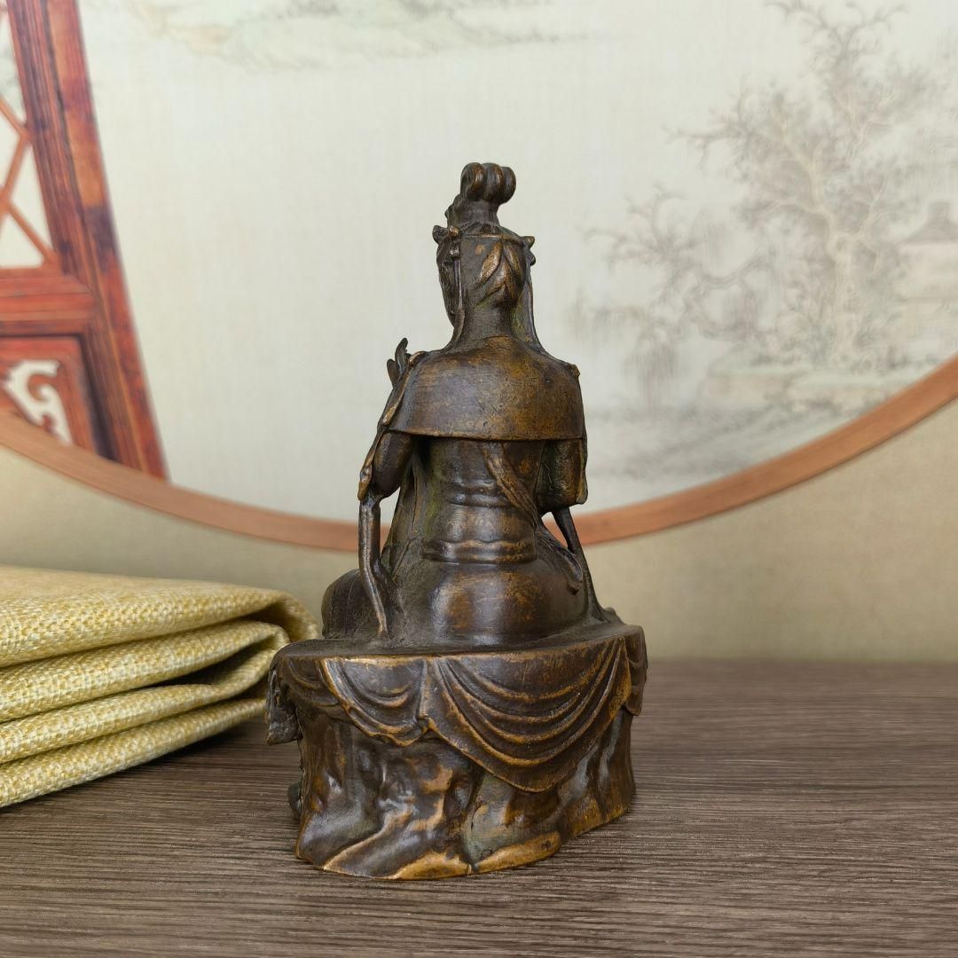 仏教美術 仏像 自在観音 小仏像 銅製 銅器 - メルカリ