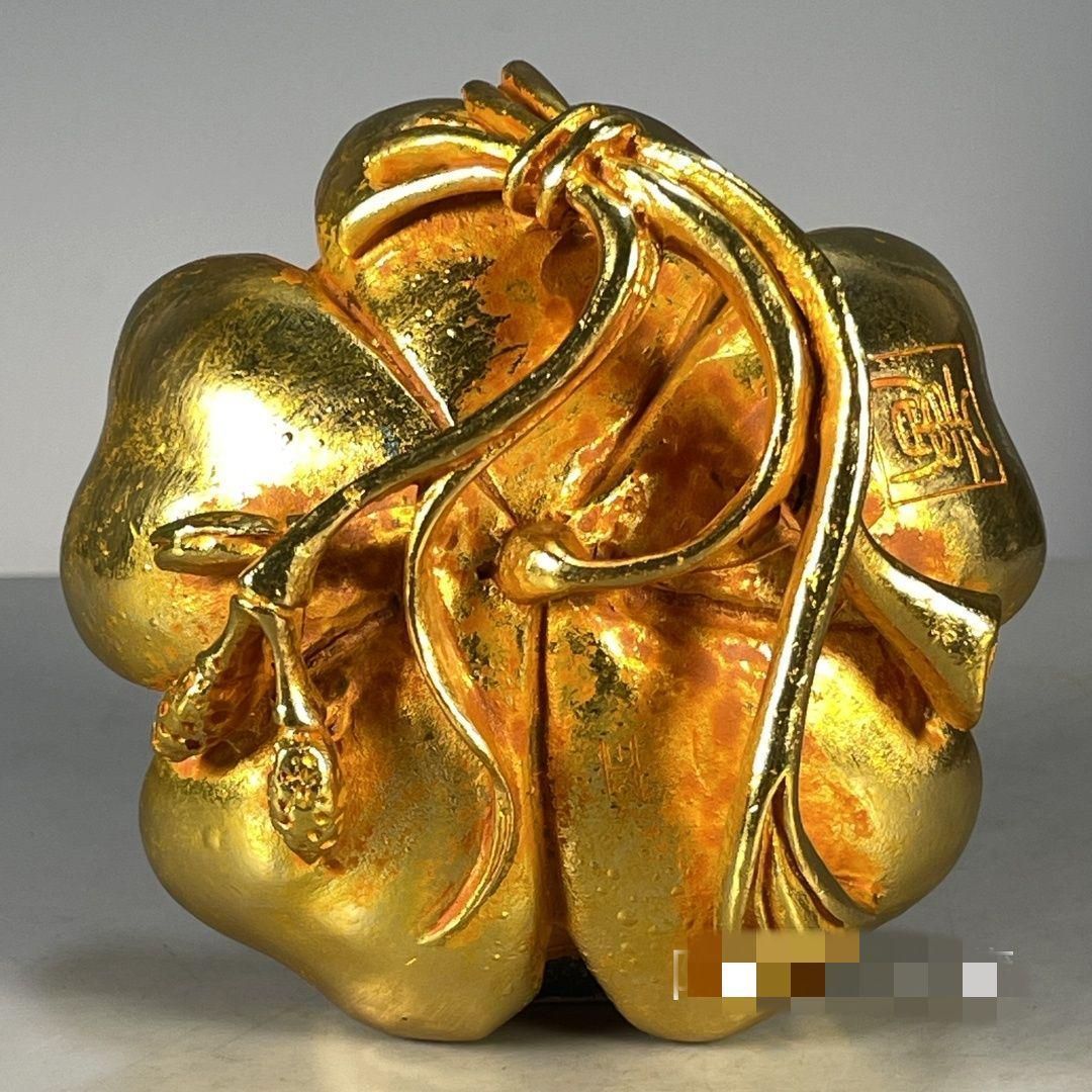 銅器 ?金蓮華蓮葉筆洗 書道具 文房具 装飾品 工芸品 置物 - メルカリ