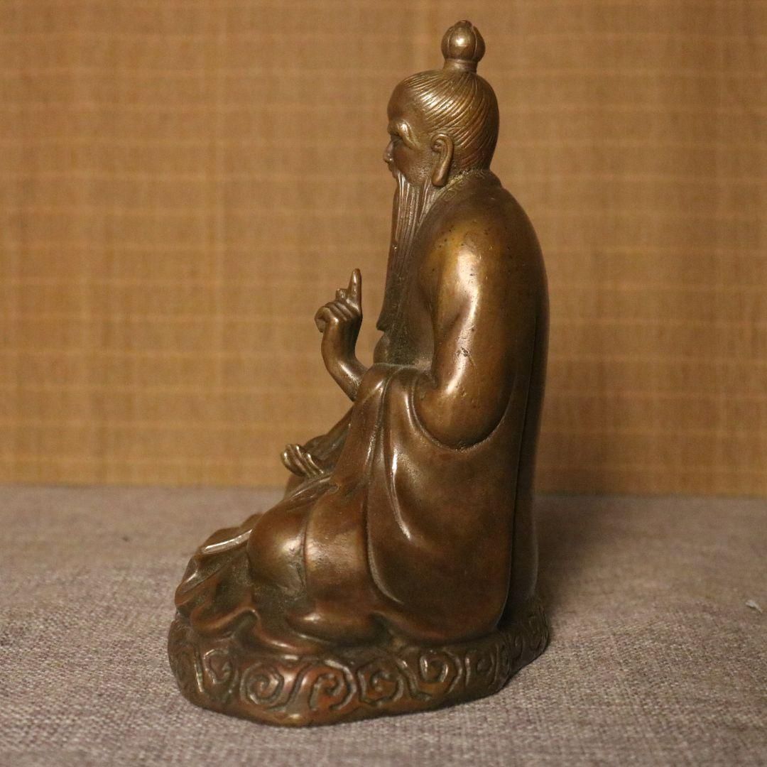 銅器 銅像 太上老君仏像 彫刻 置物 開運 風水 - メルカリ