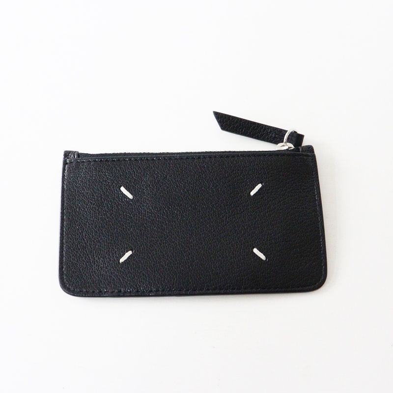 メゾンマルジェラ Maison Margiela フラグメントケース ブラック┃4ステッチカードホルダー 小銭入れ カードケース