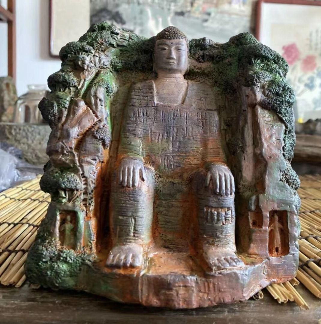 仏教美術 中国 楽山大仏弥勒仏 禅意 茶台 鎮紙 景観 鎮宅 装飾品 工芸品置物 仏教美術 中国 楽山大仏弥勒仏 禅意 茶台 鎮紙 景観 鎮宅 装飾品 工芸