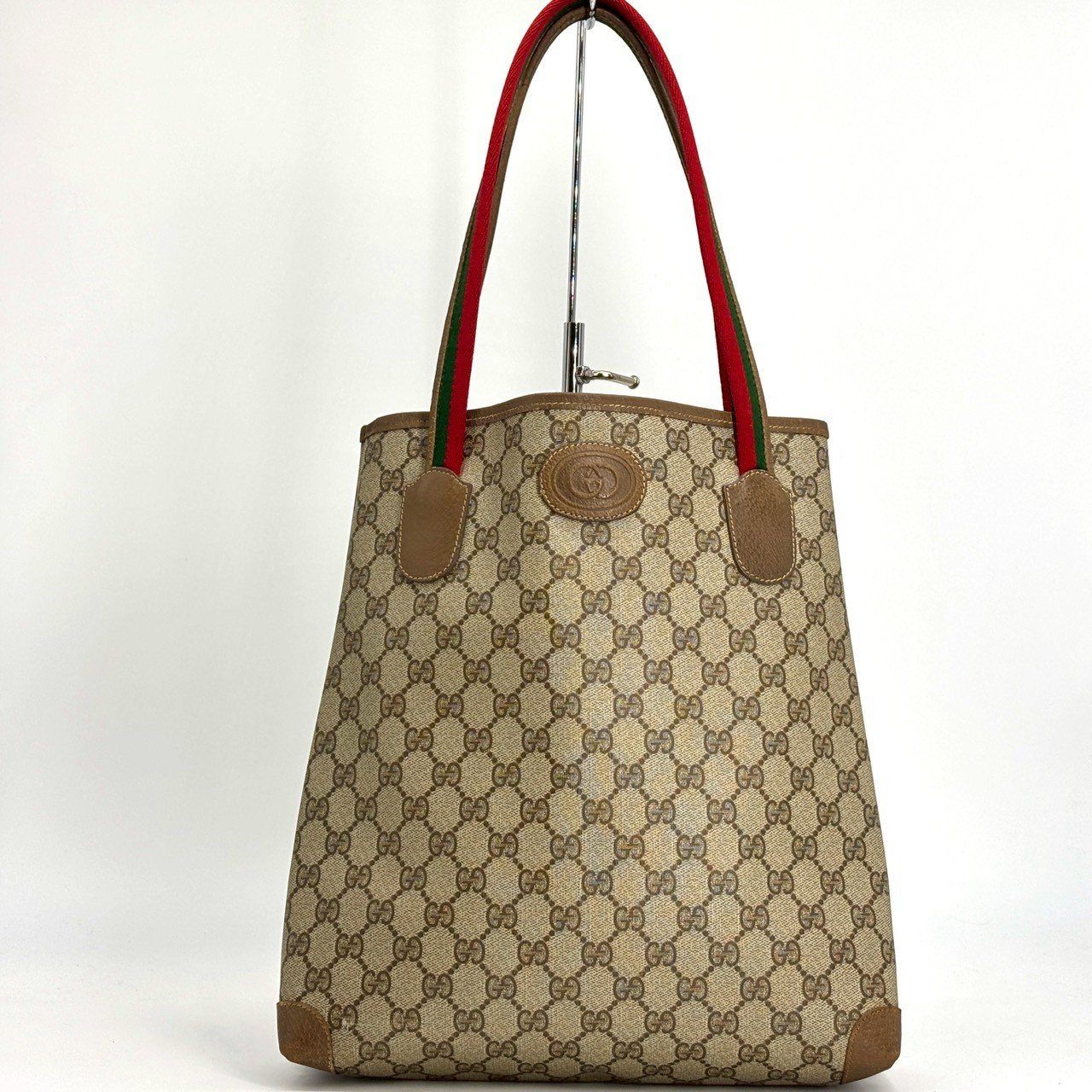 品格が宿る古典美】 GUCCI オールドグッチ トートバッグ GGスプリーム 