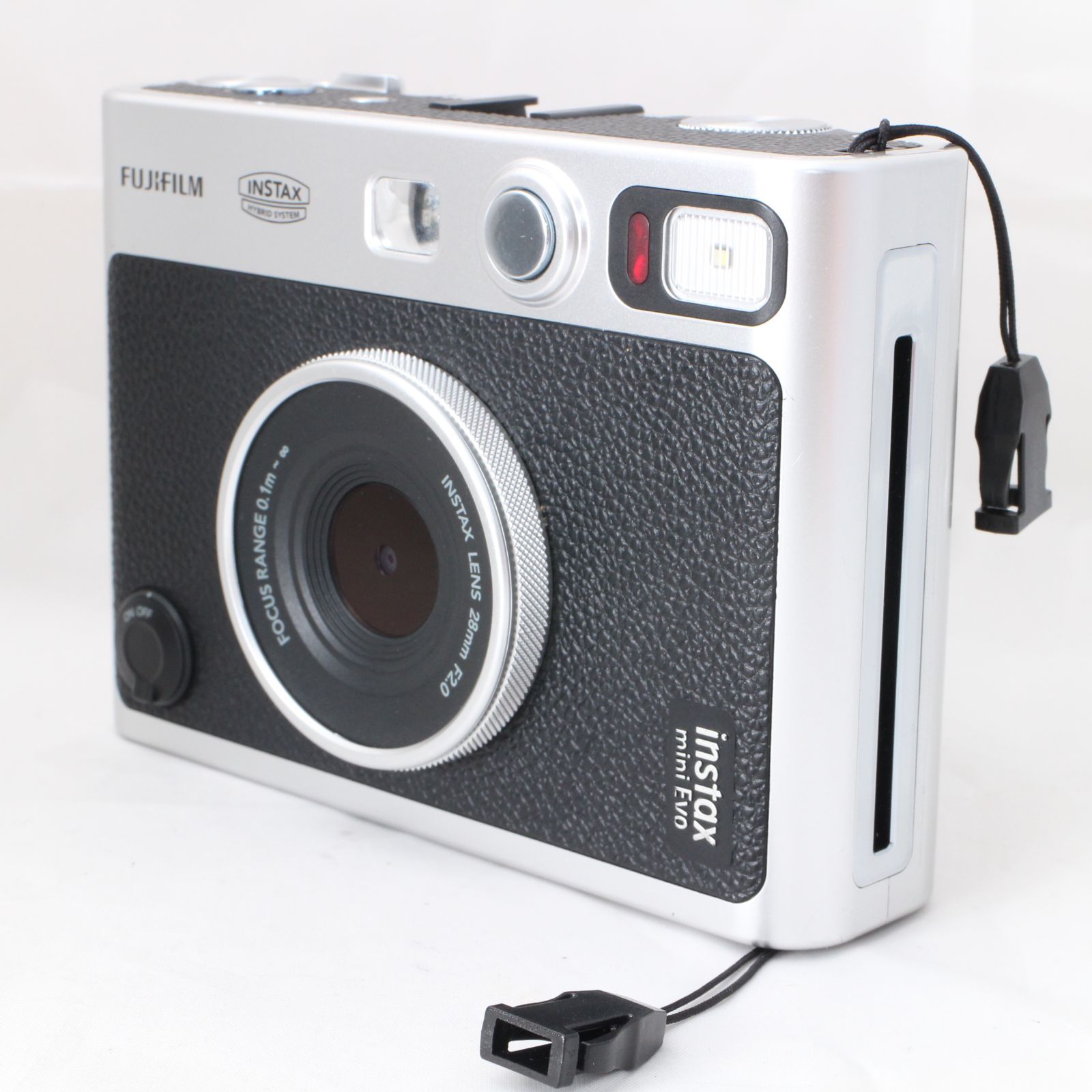 富士フイルム FUJIFILM チェキ Evo ハイブリッドインスタントカメラ instax mini Evo ブラック INS MINI EVO BLACK C 4364