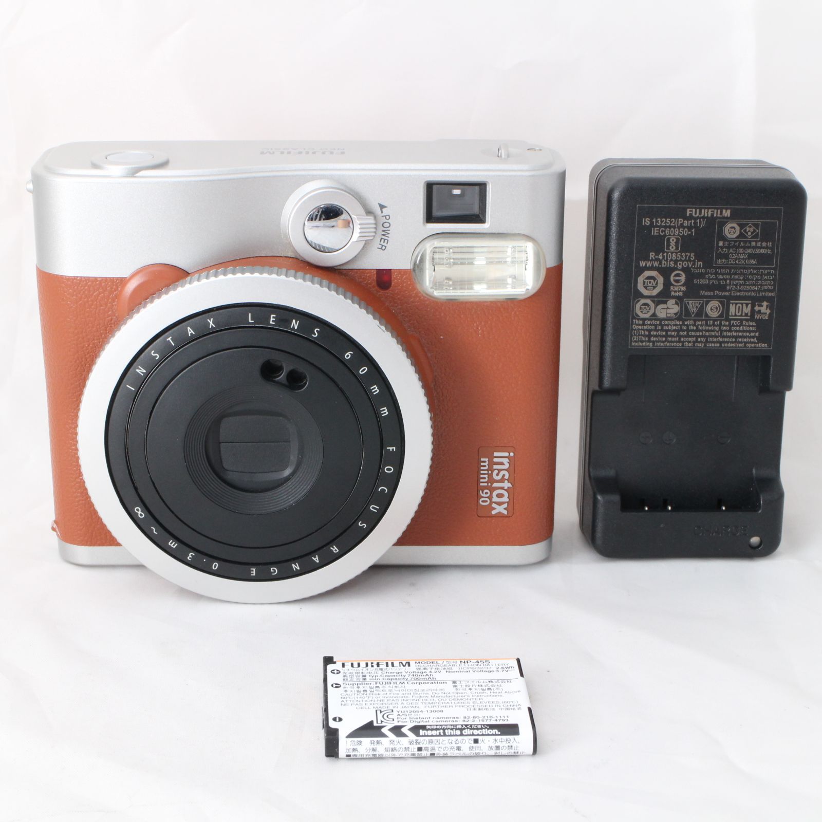 富士フイルム FUJIFILM チェキ instax mini 90 ネオクラシック ブラウン INSTAX MINI 90 BROWN 4365