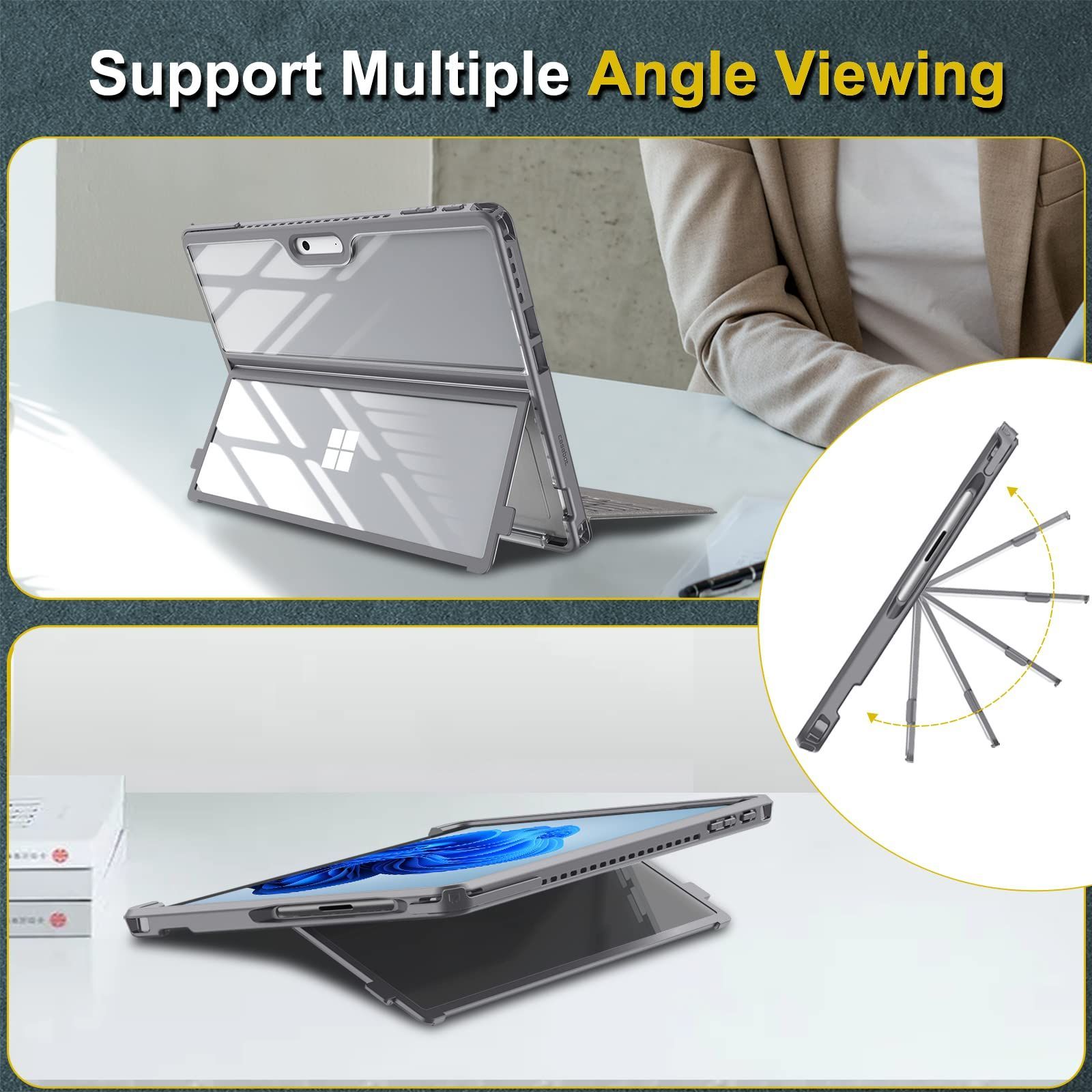 Pro 11 /10 Surface 2024 / 9 / Microsoft 9 5G 2022 13インチ ケース