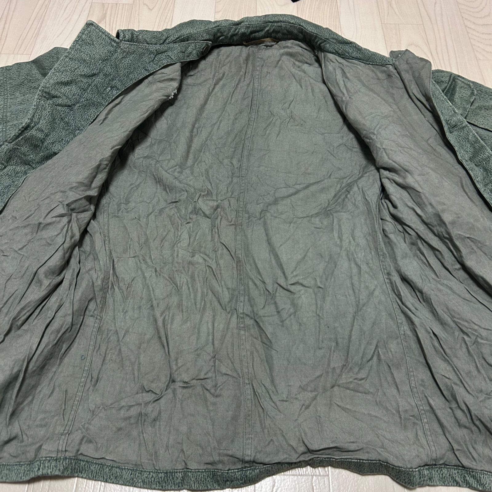 希少 80s ポーランド軍 ワームカモ フィールドジャケット ミリタリー 