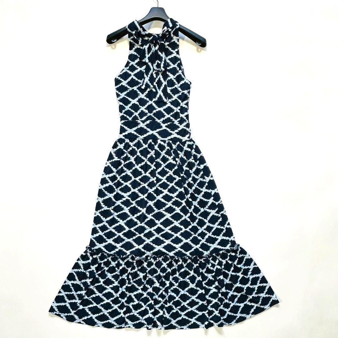 【美品】マイケルコース シグネチャーワンピース MICHAEL KORS（マイケルコース）の「エンパイア シグネチャーロゴ ジャ