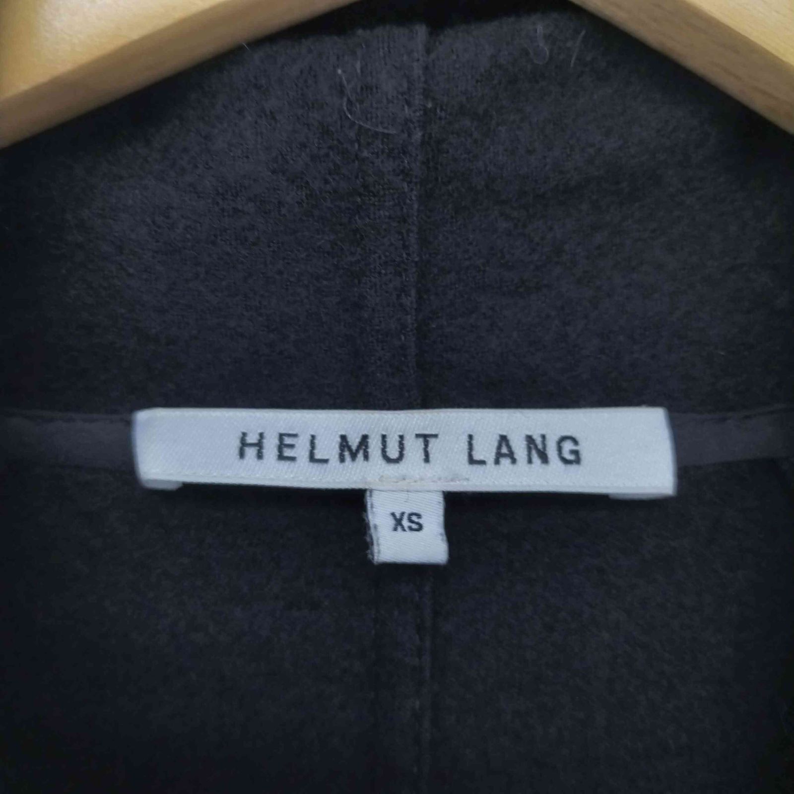 ヘルムートラング HELMUT LANG レザーパイピングカーディガン