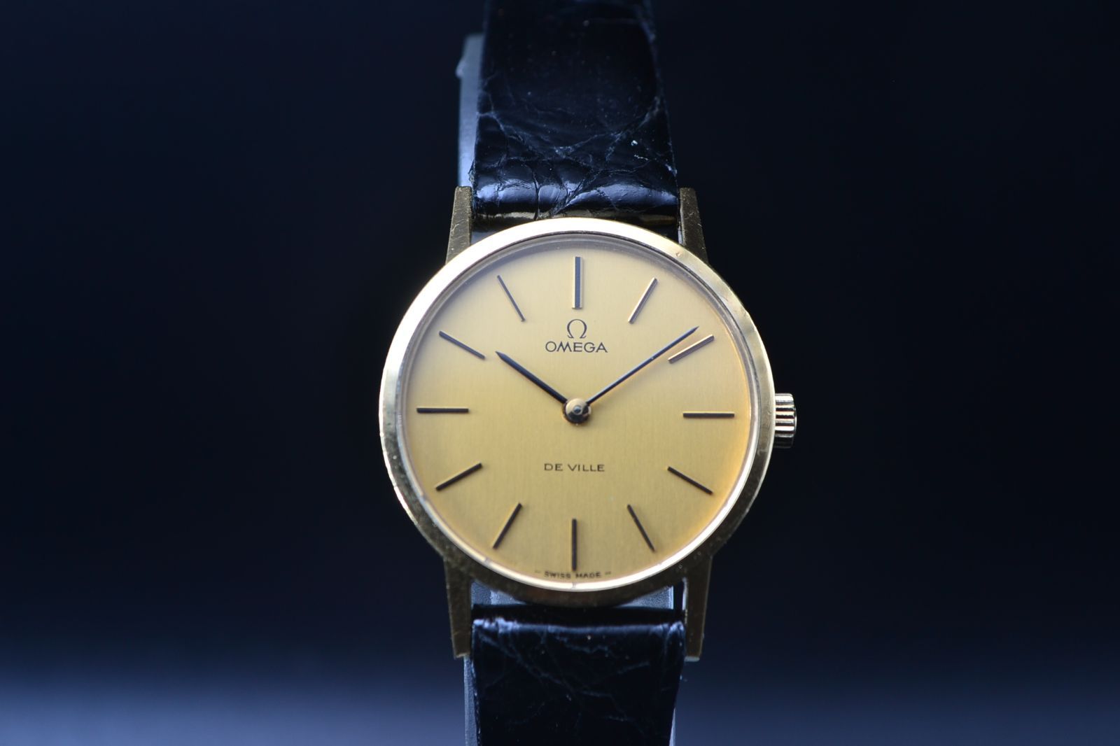 OH済 1975 OMEGA DeVille デビル ビンテージ 手巻き レディース 【公式 
