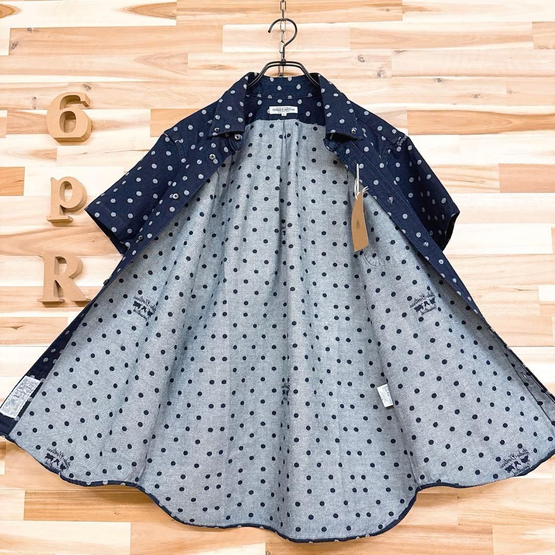 デニム 半袖シャツ