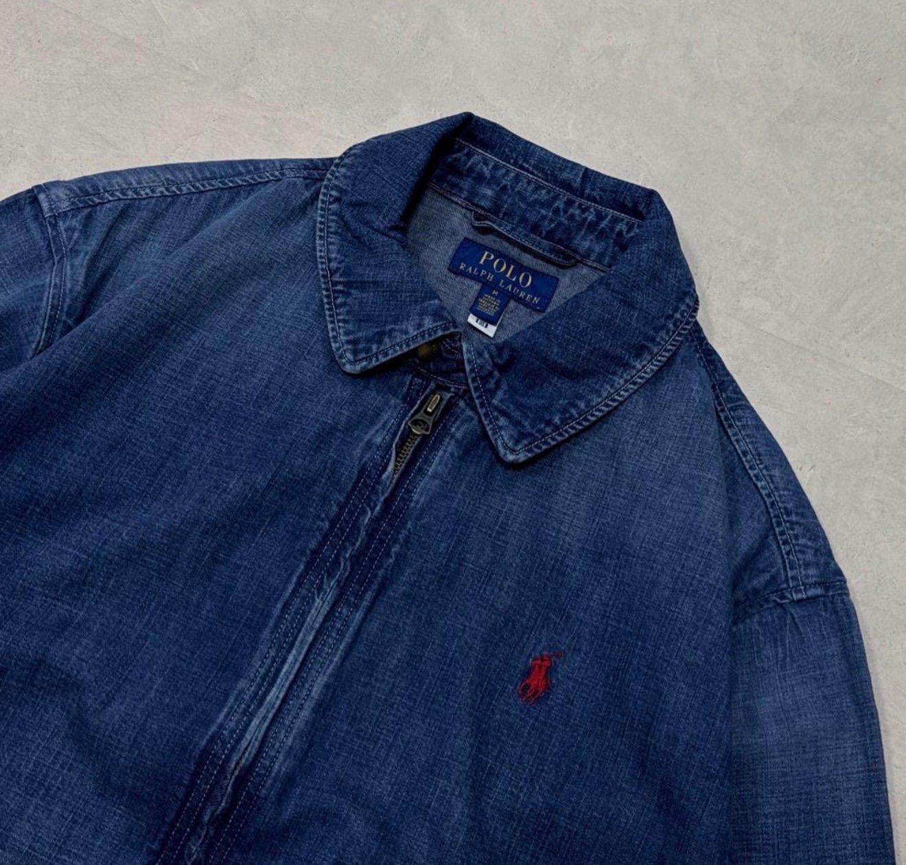 新品 25AW ポロラルフローレン ベイポートデニムジャケット インディゴ Mサイズ売り切れ 新品 25AW ポロラルフローレン ベイポート インディゴ