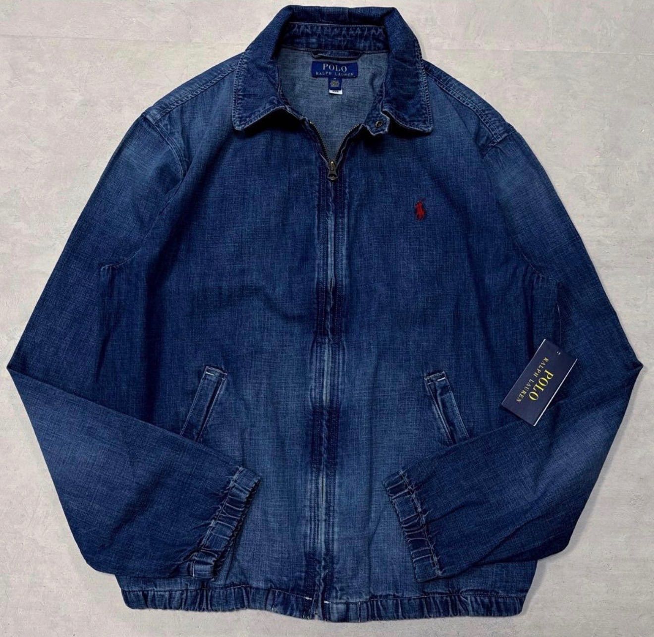 新品 25AW ポロラルフローレン ベイポート インディゴ デニムジャケット Mサイズ売り切れ 新品 25AW ポロラルフローレン ベイポート インディゴ
