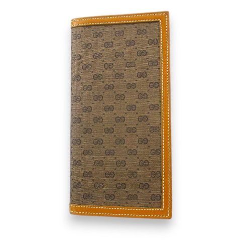グッチ GUCCI グッチ 長財布 カードケース 札入れ GGマイクロ ブラウン 茶系 キャンバス レザー イタリア製
