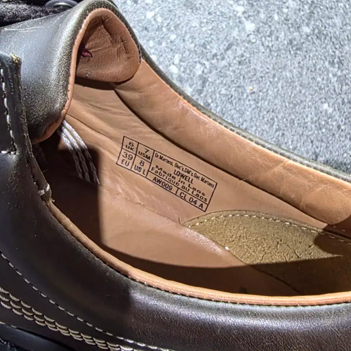 DR MARTENS ドクターマーチン ローウェル ブラウン 250 ローファー ブーツ 革靴 靴