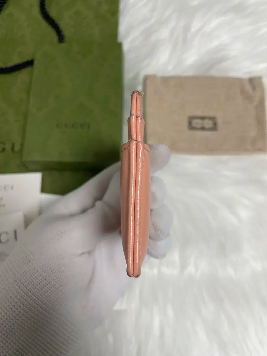  フルセット デパート グッチ マーモント マトラッセ カードウォレット ピンク 長財布 小物