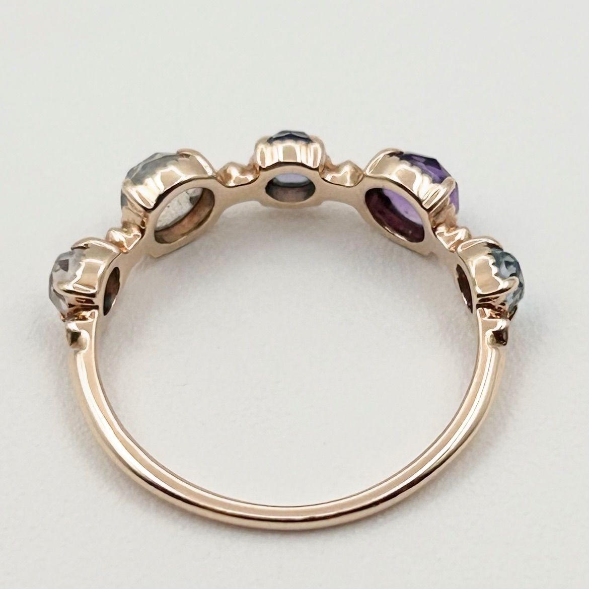 agete アガット クラシック オパール リング 指輪 約13号 K14 1.3g