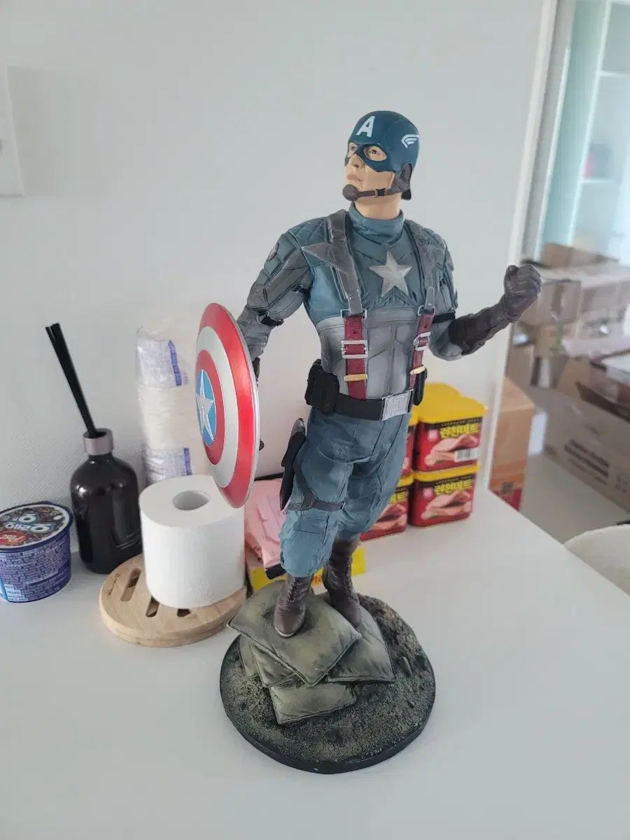 キャプテン アメリカ 超大型 フィギュア スタチュー