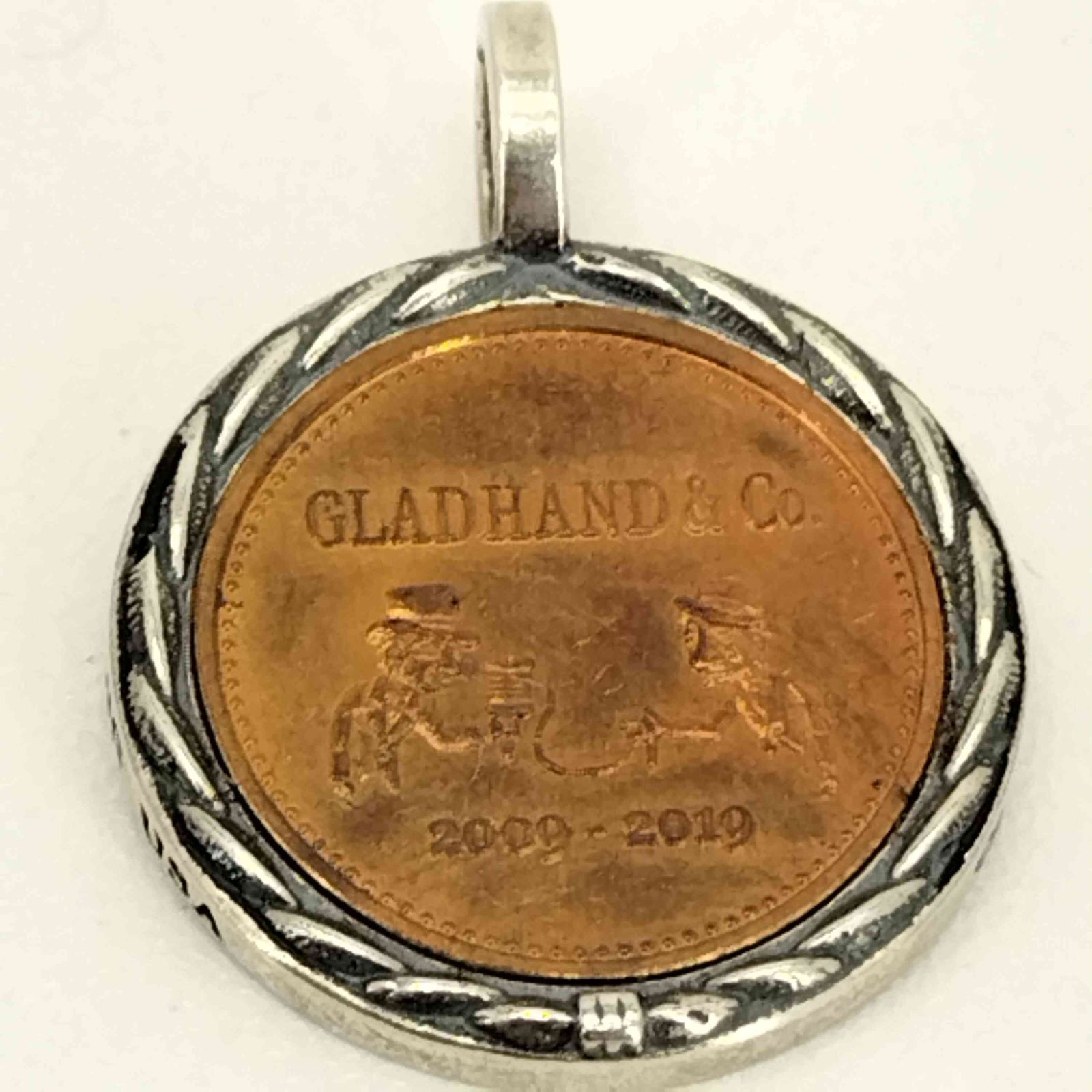 グラッドハンド GLADHAND Medal Charm 10th ANNIVERSARY STERLING刻印