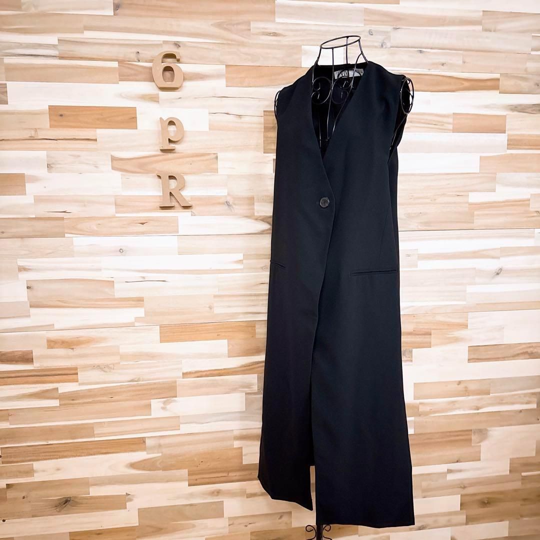 Vネック ロング