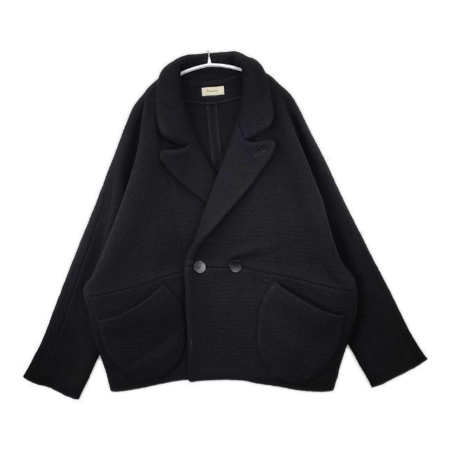 babaghuri ハーフコート ブルゾン ショート コート ブラック レディース ババグーリ 5 1102 T∞