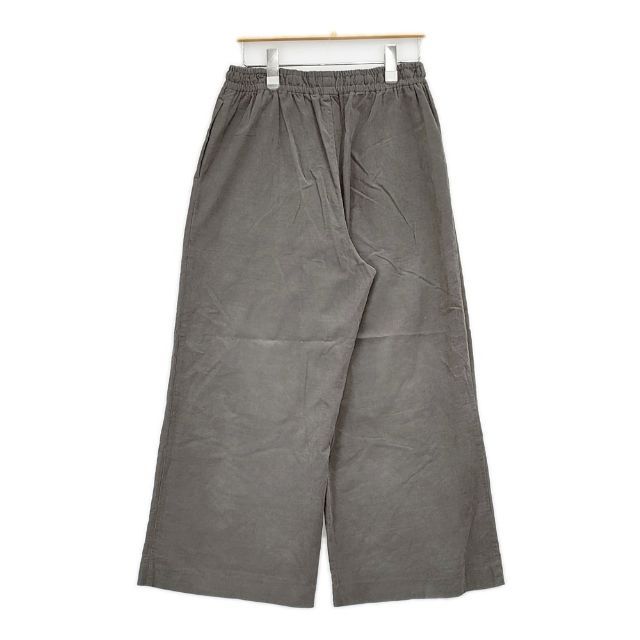 fruits of life 22AW135 コットン コーデュロイ ワイド パンツ グレージュ レディース フルーツオブライフ 5-1102T∞