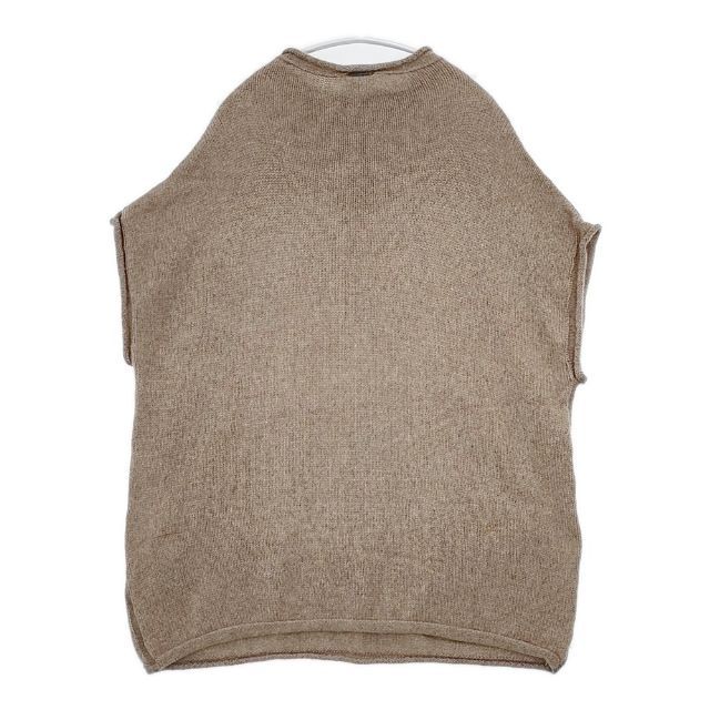 45R 45rpm 45星カシミヤの馬比古ベスト 定価56100円 ノースリーブニット サイズ4 ベスト ベージュ レディース フォーティーファイブアールピーエム 5-1102T∞