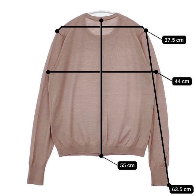 mina perhonen roseraie ウールシルクカシミヤ 定価34000円 xa8385