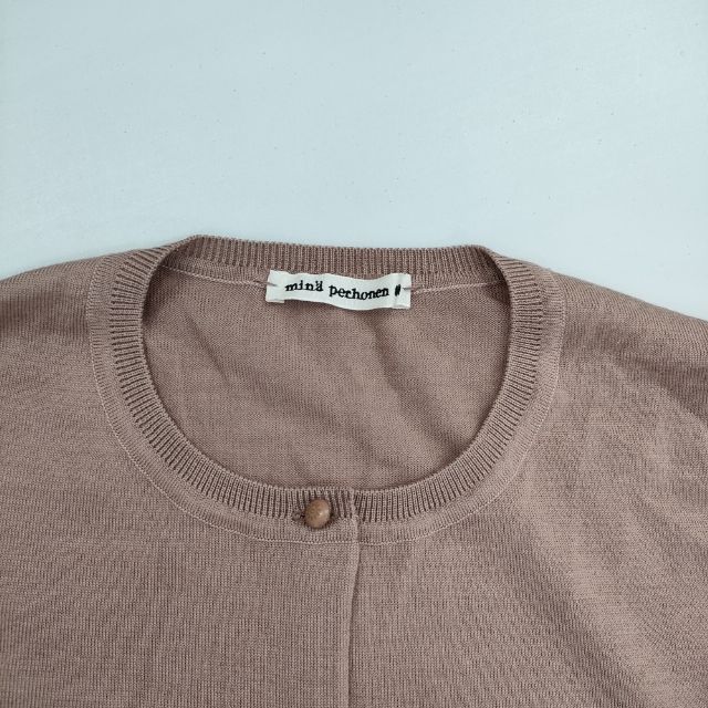 mina perhonen roseraie ウールシルクカシミヤ 定価34000円 xa8385