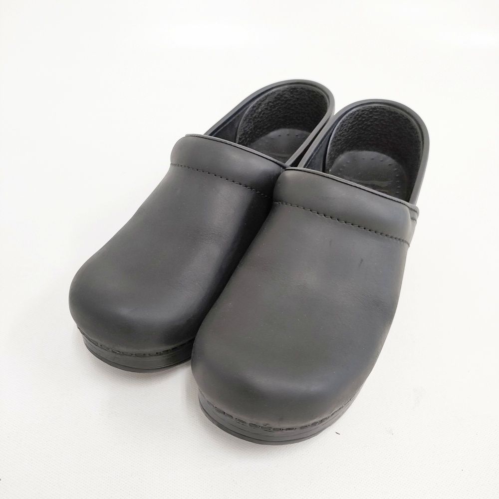 dansko Professional サイズ37 レザー シューズ 靴 ブラック レディース ダンスコ 5 1102 G