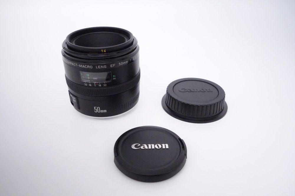 キヤノン Canon 単焦点マクロレンズ EF 50mm F2.5 コンパクトマクロ フルサイズ対応 D11011A MERCADOAVALIA_COM_BR