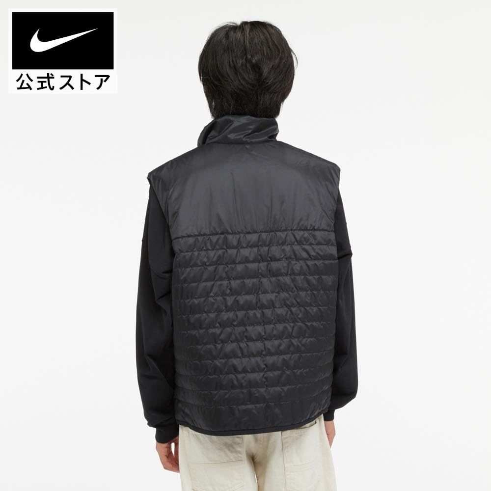 ナイキ Therma FIT ウィンドランナー ミッドウェイト パファー ランニングベスト FB 8202 ブラック メンズ L 身長176 184 cm