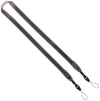 【-非常に良い】 ETSUMI デュアルポイントワイドストラップ 2点吊りコンパクトデジカメ用 ブラウン E-6509