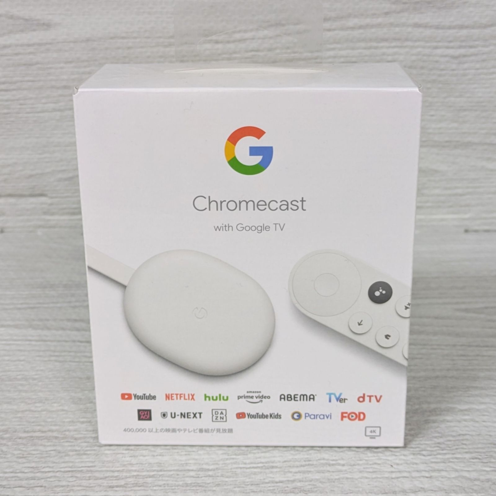 Chromecast with Google TV 4K グーグル クロムキャスト GA01919-JP