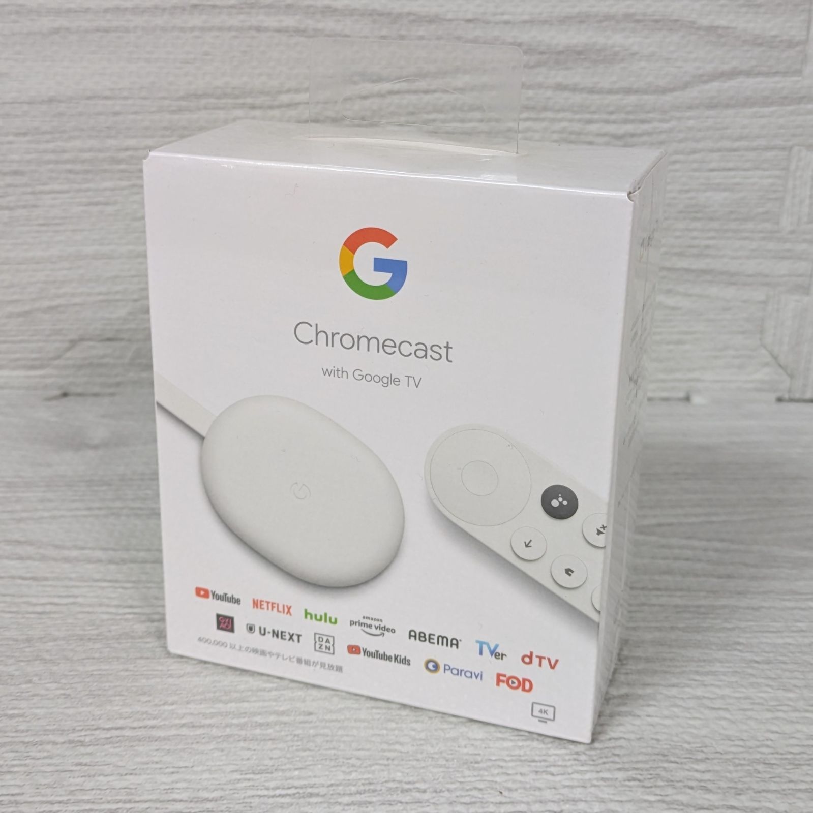 Chromecast with Google TV 4K グーグル クロムキャスト GA01919-JP