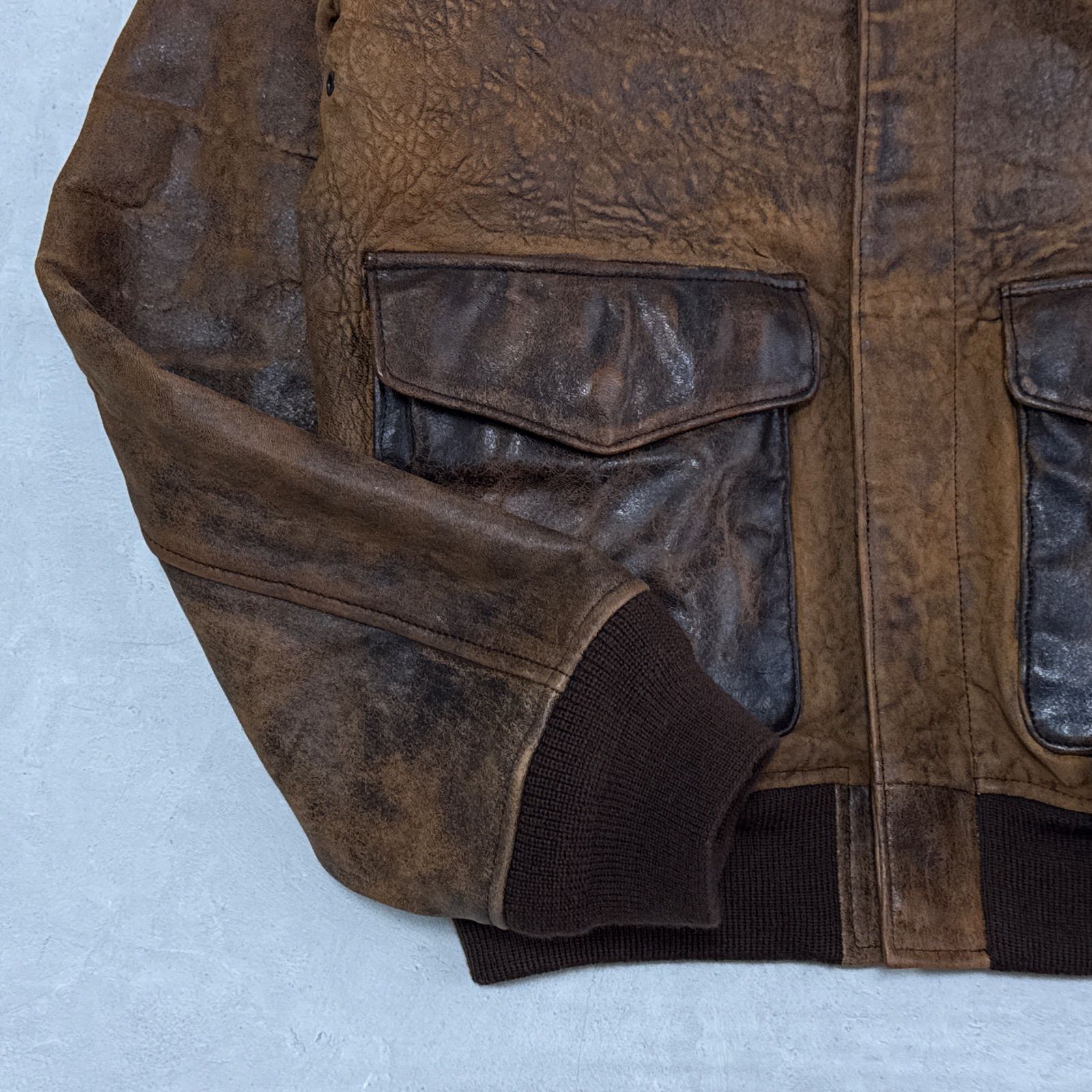 ポロラルフローレン レザーフライトジャケット