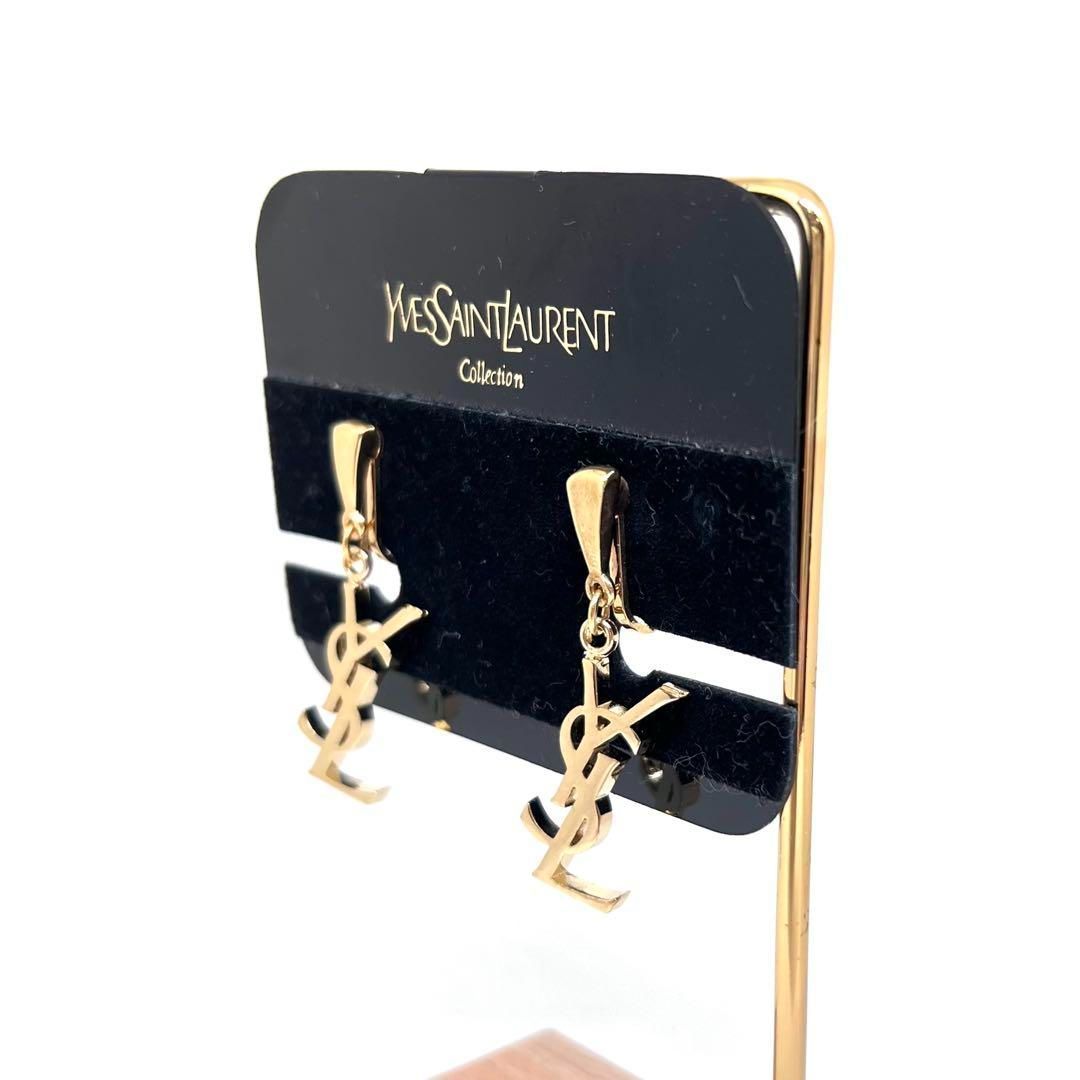 YVES SAINT LAURENT イヴサンローラン イヤリング YSL ロゴ
