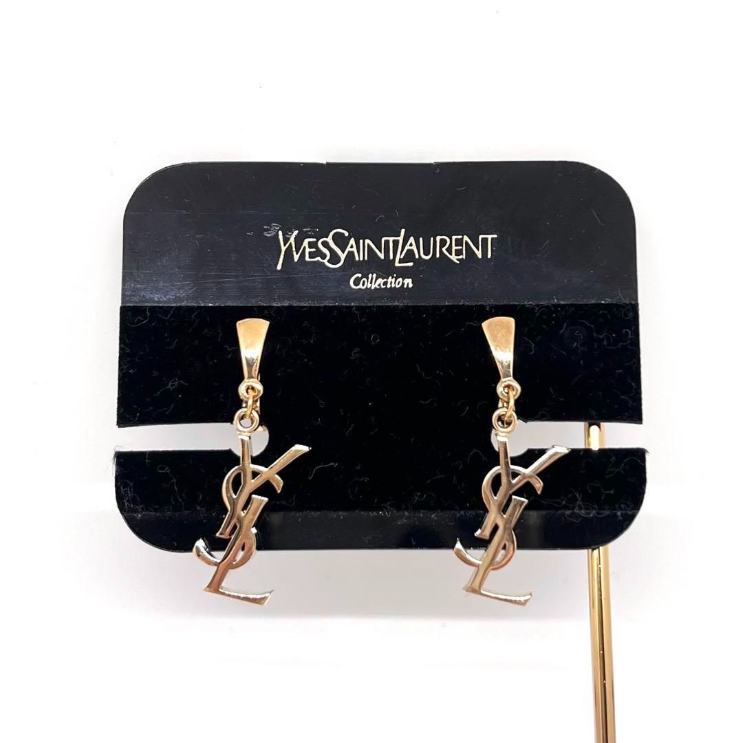 YVES SAINT LAURENT イヴサンローラン イヤリング YSL ロゴ