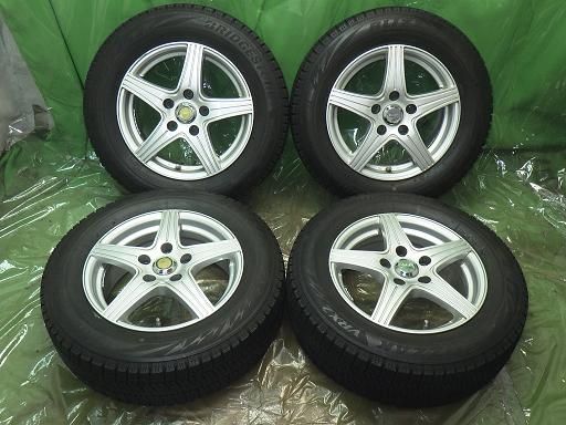 スタッドレス weds JOKER 15インチ ブリヂストン ブリザックVRX 2