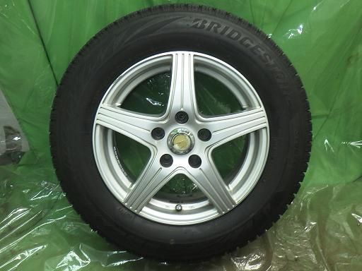 スタッドレス weds JOKER 15インチ ブリヂストン ブリザックVRX 2