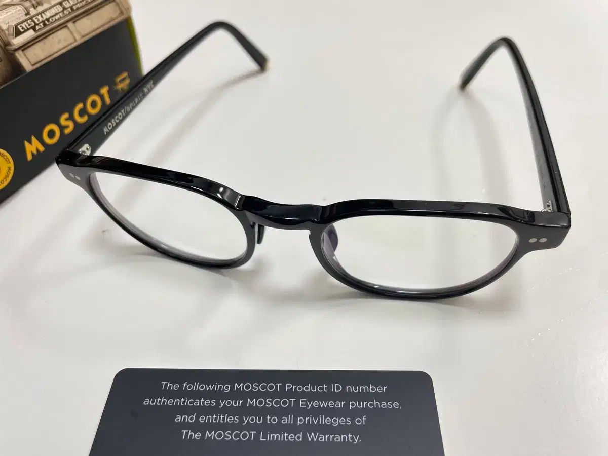  MOSCOT モスコット アーサー 50 ブラック サングラス 小物