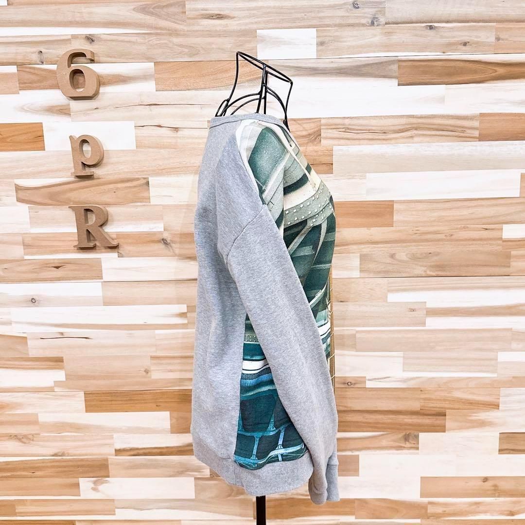 グレー×カーキ