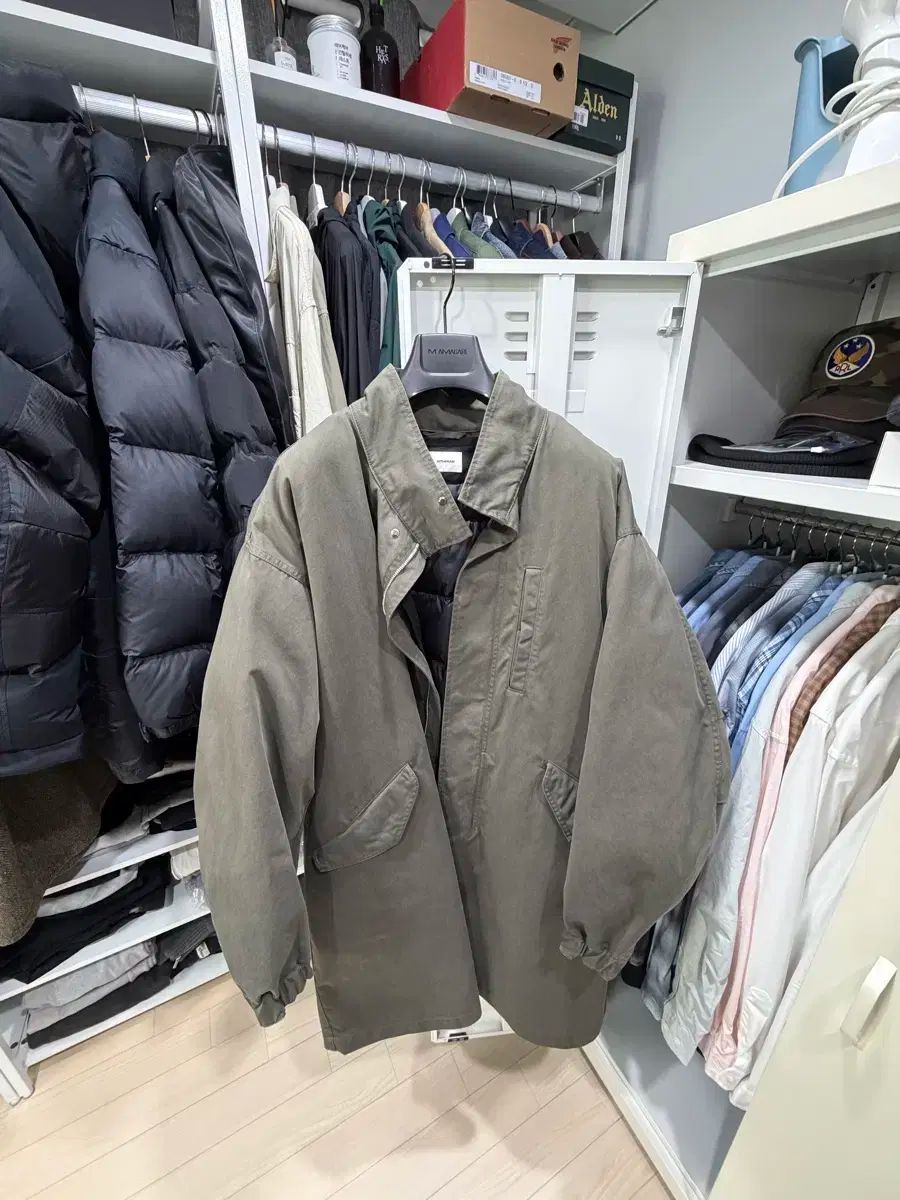 INTHERAW インザロウ m65 ウール パーカ