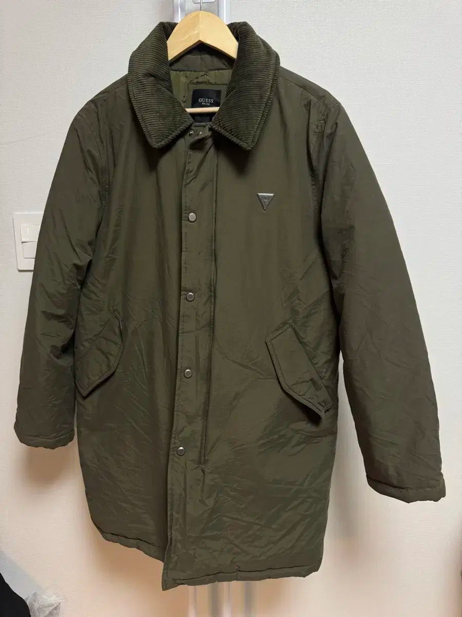 GUESS ダックダウン ダウンジャケット コーデュロイ メンズ 95M オーバーサイズ